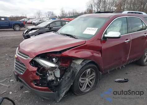 2016 Chevrolet Equinox Ltz from USA, damaged, VIN 2GNFLGE33G6265615